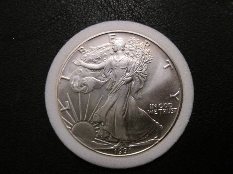 1991 Liberty Dollar 1 oz .999 Fine ...