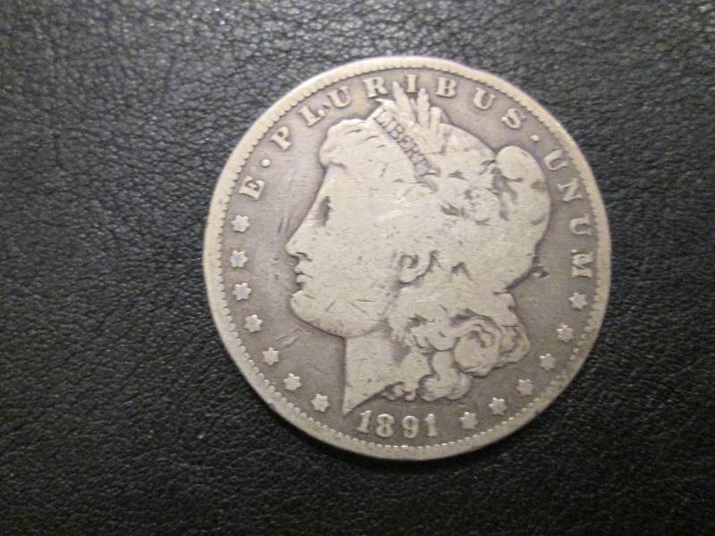 1891 CC Morgan Dollar...