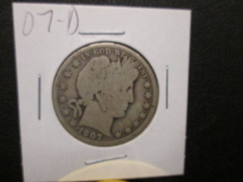 1907 D Half Dollar...