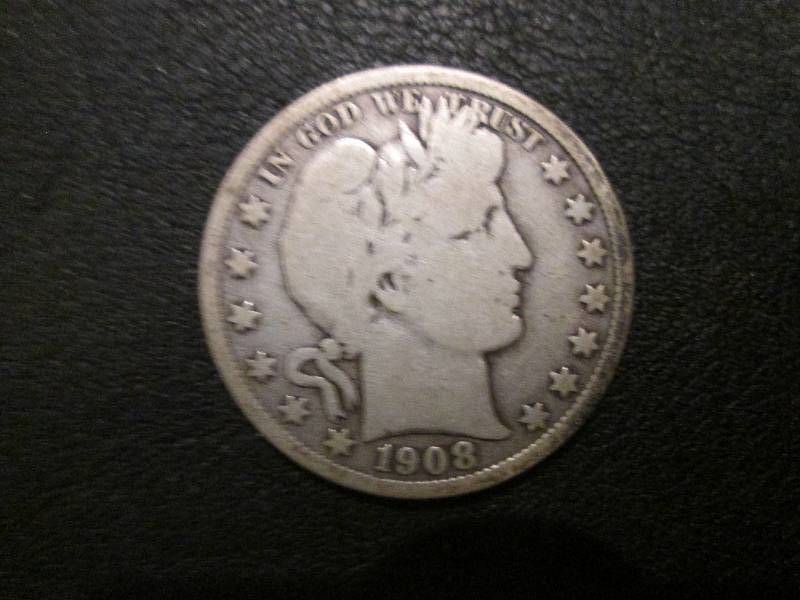 1908 D Half Dollar...