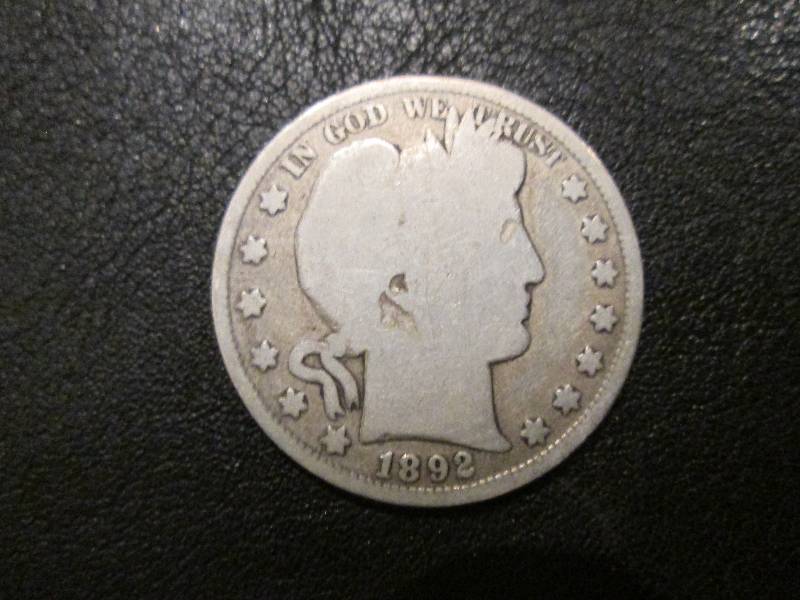 1892 Half Dollar...