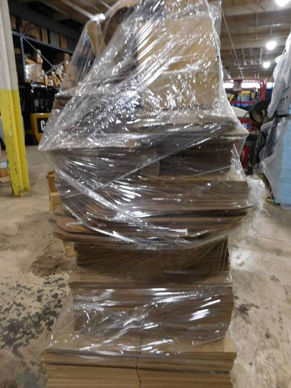Pallet of Cardboard Shipping Boxes