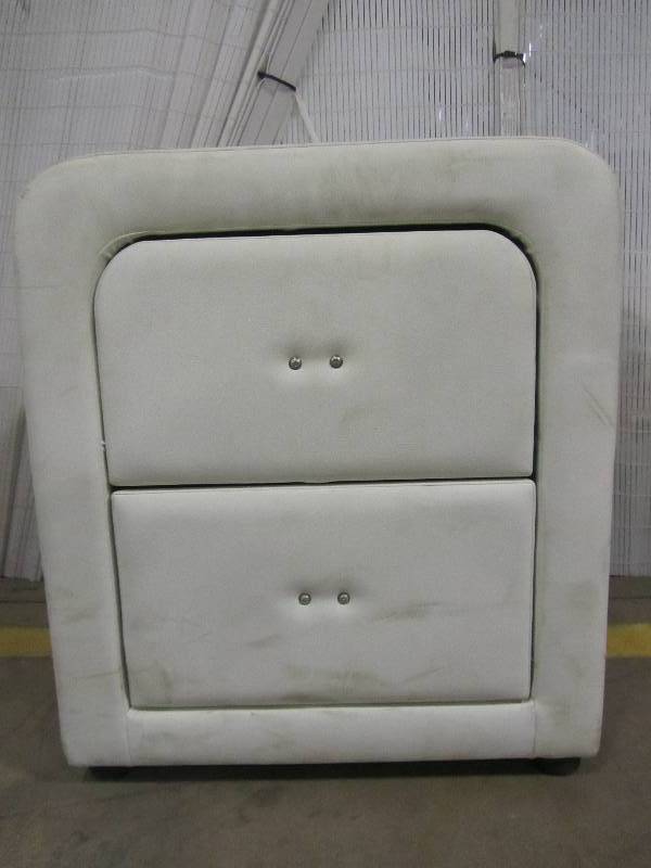 lot 4 image: 2 drawer night stand