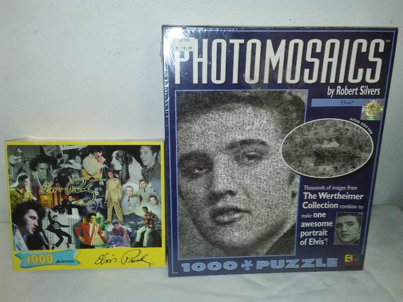lot 17 image: Elvis Presley Puzzles (2)
