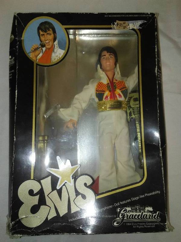 vintage elvis doll