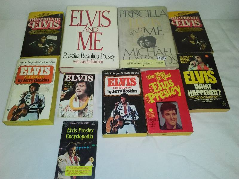lot 19 image: Elvis Presley Books (10)