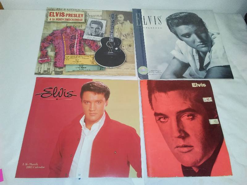 lot 20 image: Elvis Presley Calendar (3) 1998 NEW