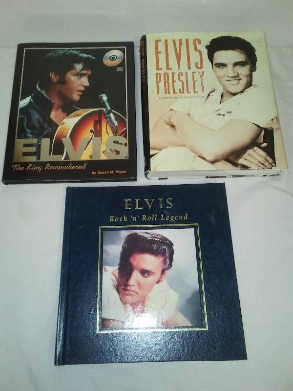 lot 14 image: Elvis Presley Books (3) Like New