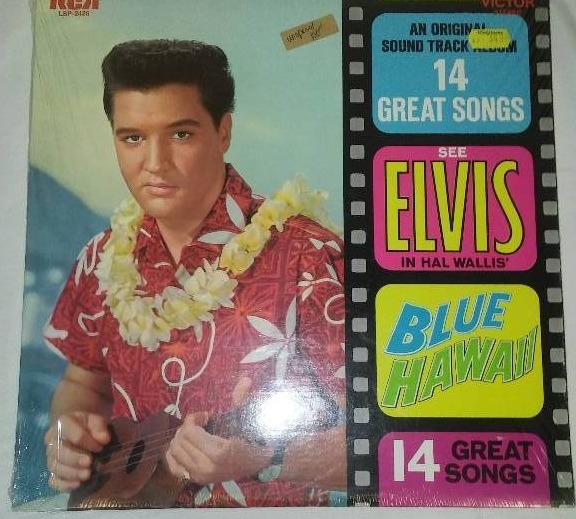 lot 32 image: NEW Elvis Presley Blue Hawaii LP Album, Factory Seal, never opened