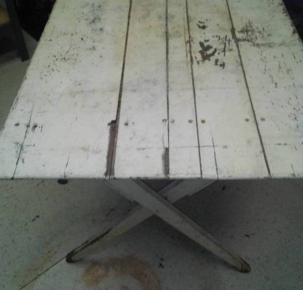 lot 55 image: Wooden Vintage Folding Table