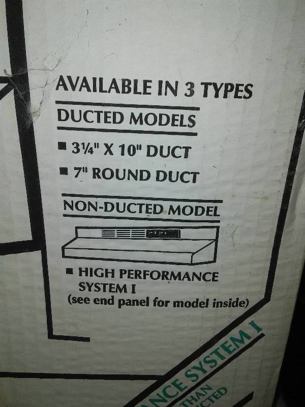 lot 57 image: NEW in box, Nautilus 30 in. Kitchen Range Hood