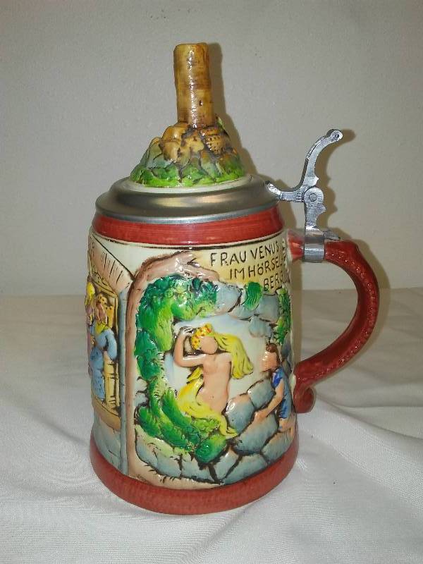 lot 63 image: Vintage Beer Stein from Germany