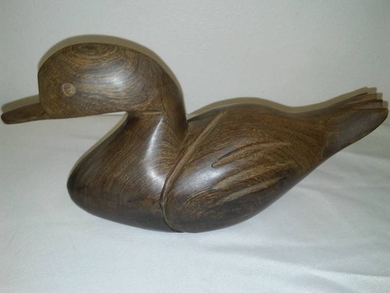 lot 76 image: Ironwood Hand Carved Duck