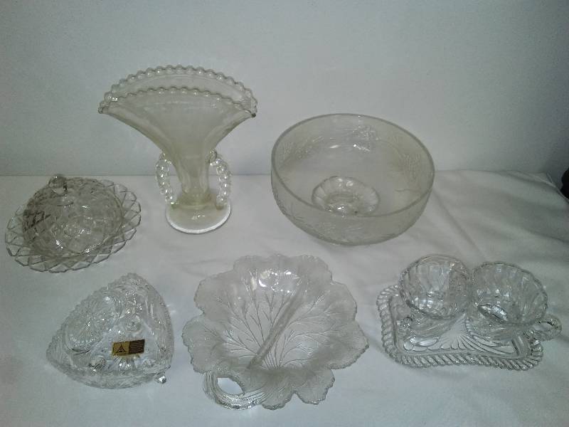 lot 82 image: Vintage Round Butter dish and more