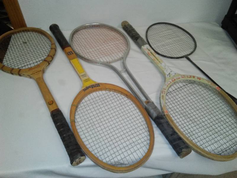 lot 83 image: Tennis  Badminton Rackets (5)