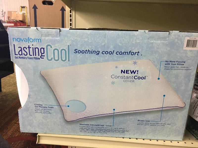 lot 532 image: NOVAFORM LASTING COOL GEL, MSRP $29.99