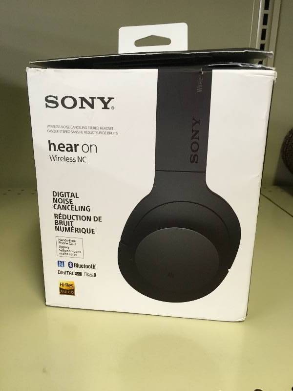 lot 549 image: SONY MDR100ABNBDC WIRELESS HEADPHONES, MSRP $199.99