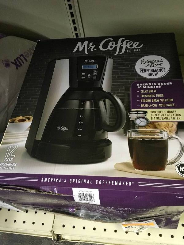 lot 575 image: MR COFFEE 12 CUP BREWER