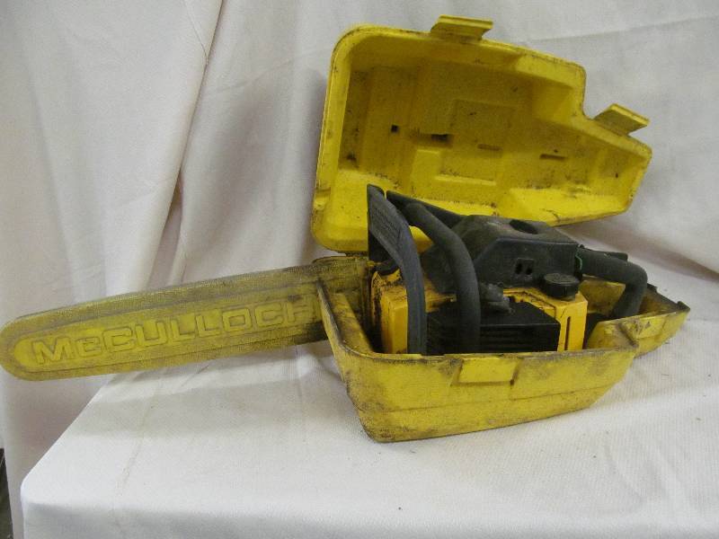 lot 1 image: Mc Culloch  Pro Max chainsaw