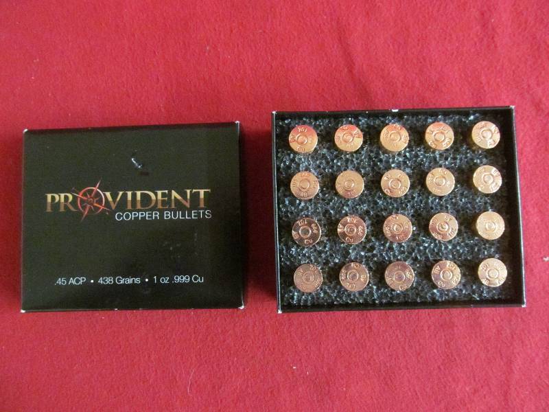 lot 57 image: Provident copper bullets