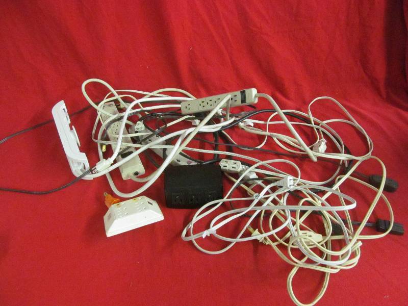 lot 91 image: power strips, extension cords