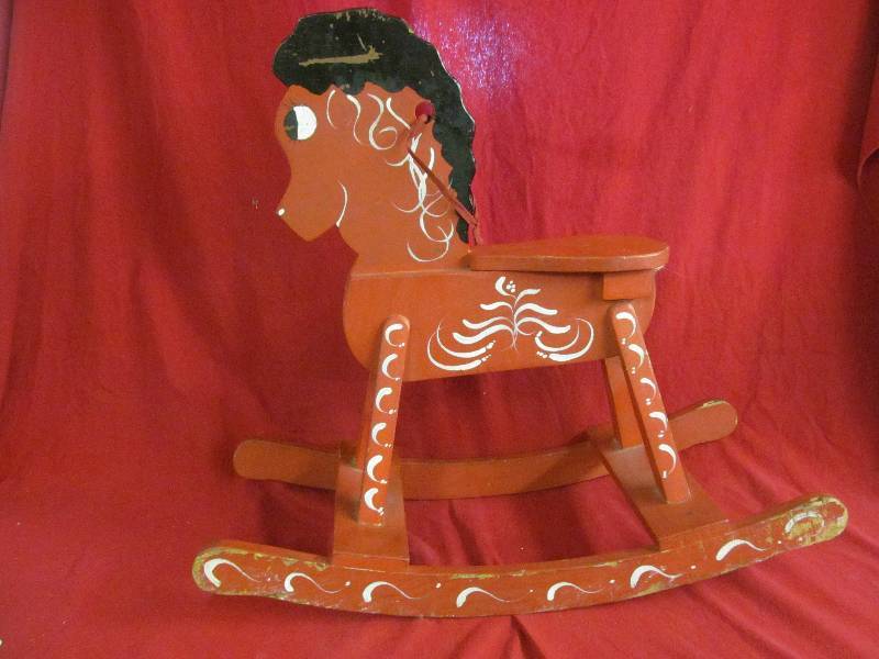 lot 102 image: rocking horse