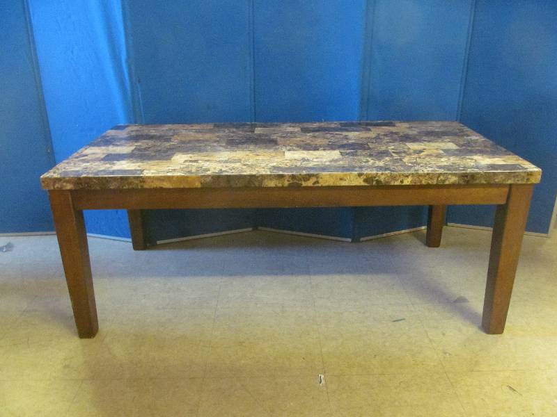 lot 117 image: Ashley Furniture coffee table
