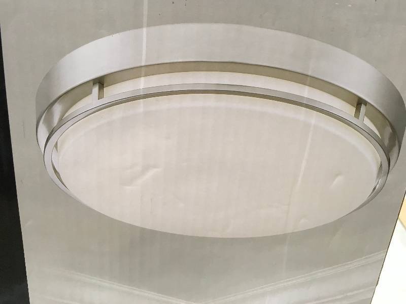 lot 68 image: LED FLUSHMOUNT LIGHT, MSRP $24.99