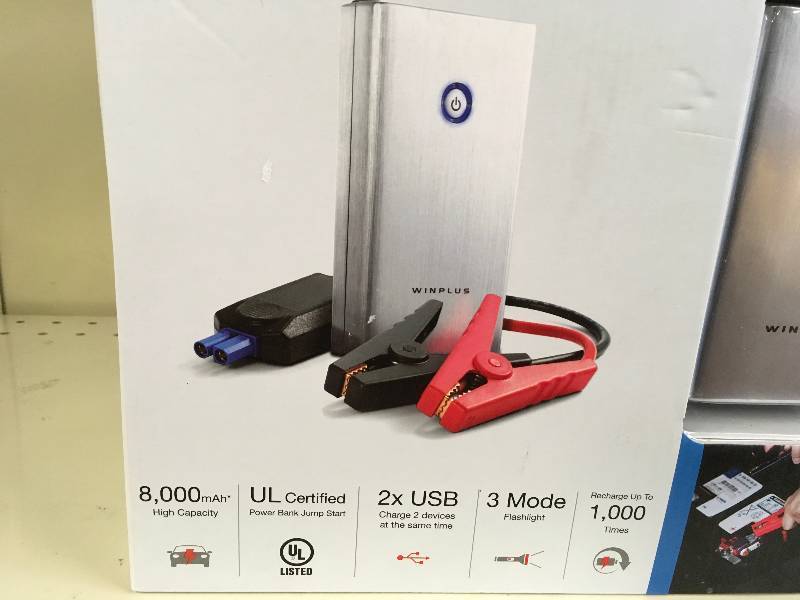 lot 55 image: LITHIUM JUMP STARTER, MSRP $59.99