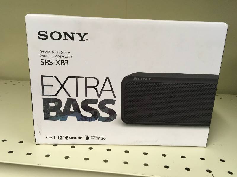 lot 85 image: SONY SRS-XB3 PORTABLE, MSRP $89.99