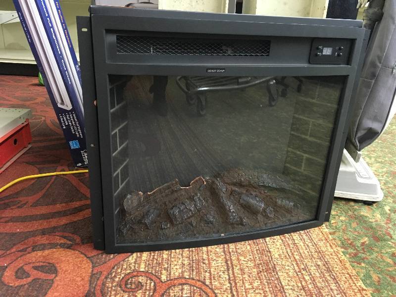 lot 89 image: ELECTRIC FIREPLACE HEATER INSERT