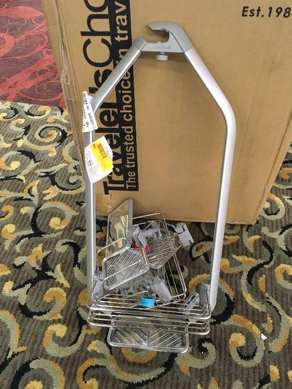 lot 100 image: ARTIKA O2 SHOWER CADDY, MSRP $16.99