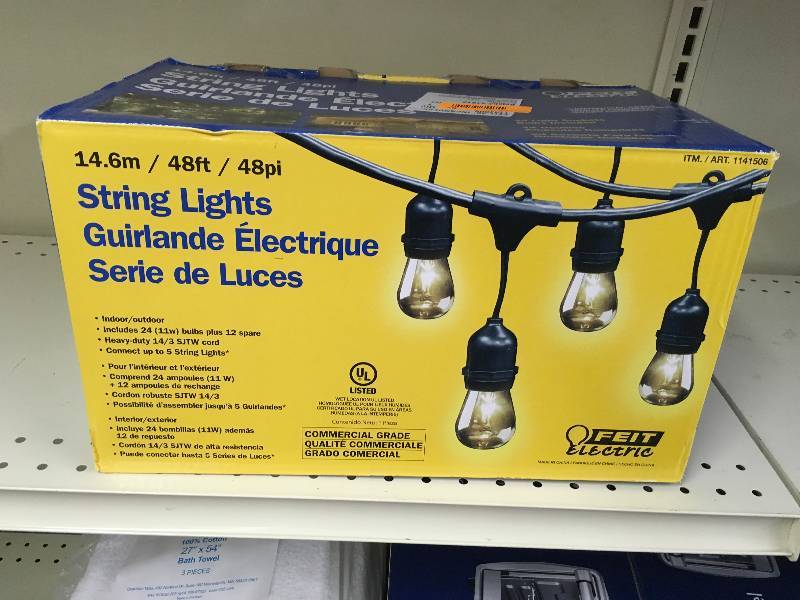 lot 87 image: FEIT 48 INCANDESCENT LIGHT STRING, MSRP $29.99