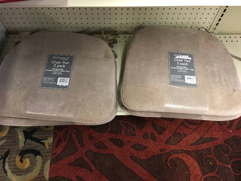 lot 96 image: TWO BRENTWOOD CHAIRPAD 2PK, MSRP $9.99 EACH
