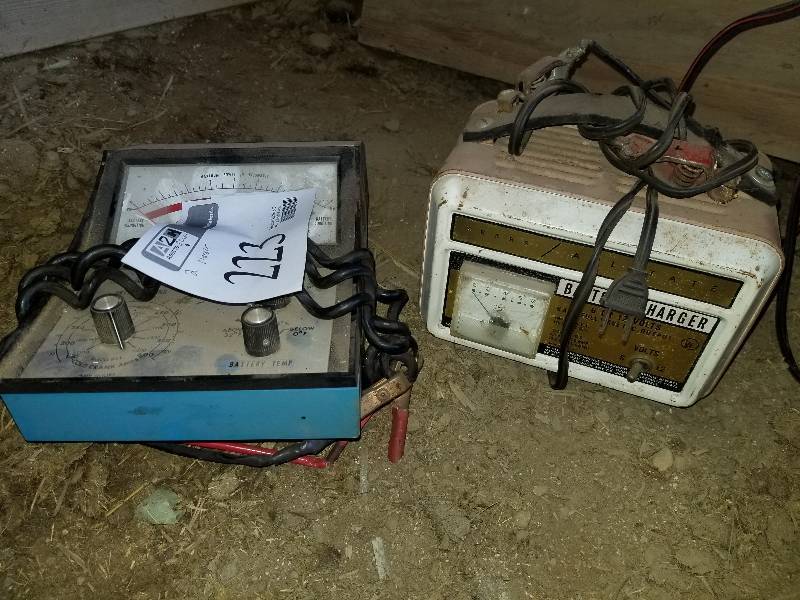Lot of (2) Battery Chargers - Motorola, Allstate 6A