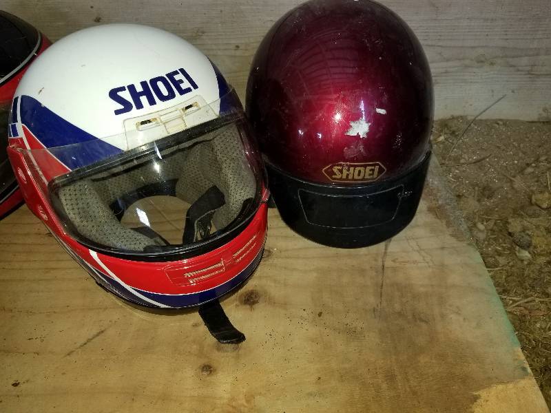 Lot of (2) Shoei Helmets - L Full Face, XL