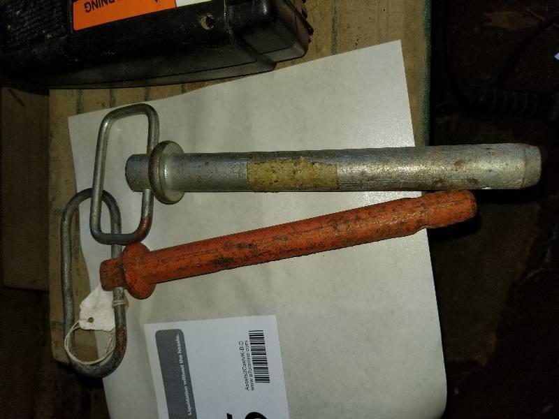 Lot of (2) Tractor Hitch Pins