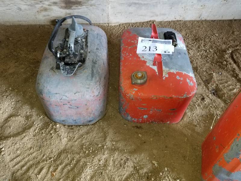 Lot of (2) Marine Gas Cans