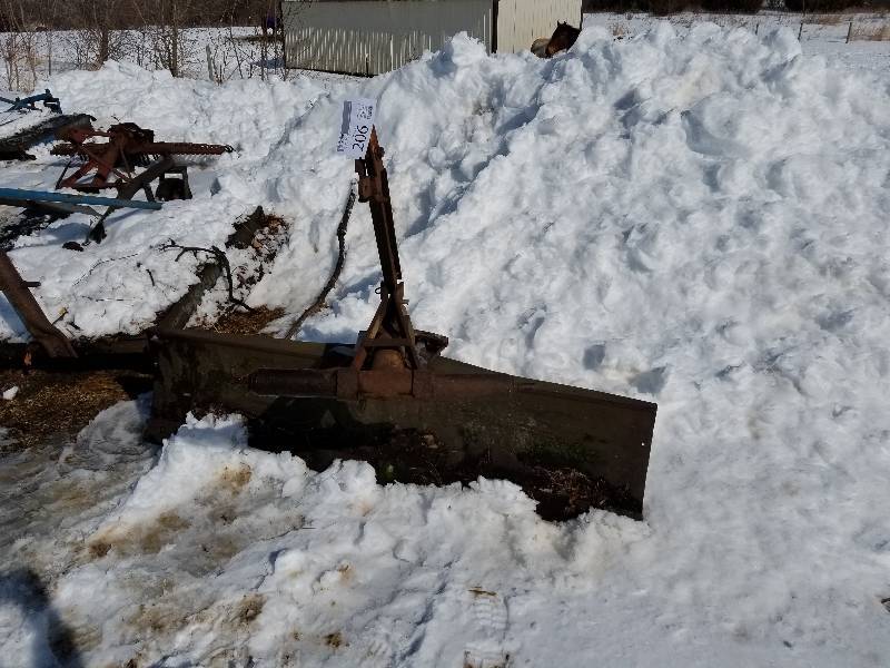 Three Point Mount Rear Plow Blade