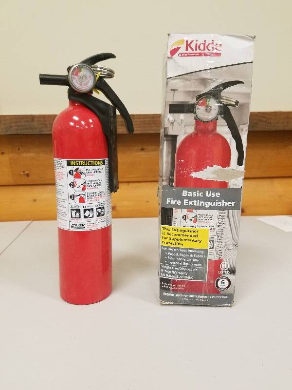 lot 45 image: fire extinguisher bundle