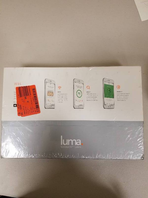 lot 67 image: Luma intelligent home wifi system white 3 pack
