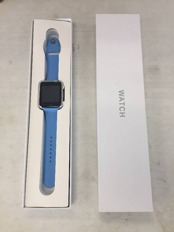 BRAND NEW BSWG10 Bluetooth Smart Wrist Watch With Camera (BLUE)