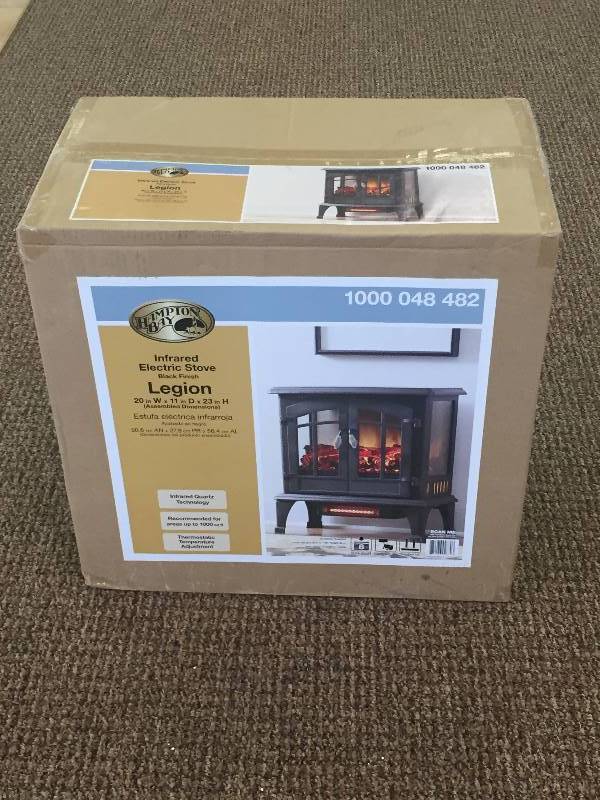 BRAND NEW IN BOX Legion 1,000 sq. ft. Panoramic Infrared Electric Stove