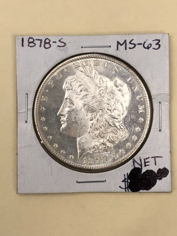 1878-S Morgan Silver Dollar ...