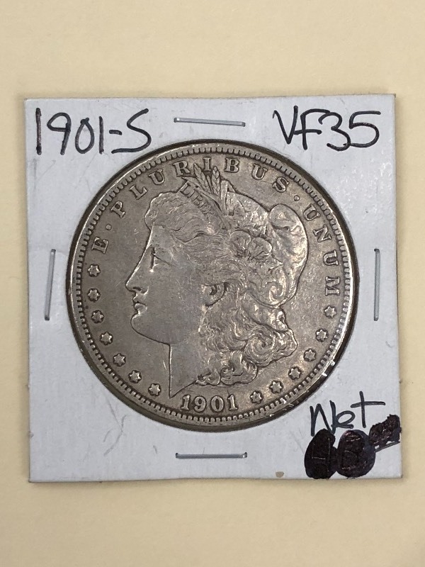 1901-S Morgan Silver Dollar ...
