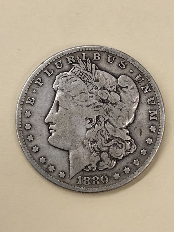1880-S Morgan Silver Dollar ...