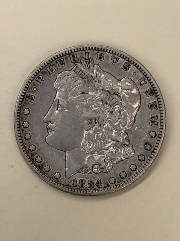 1884-S Morgan Silver Dollar ...