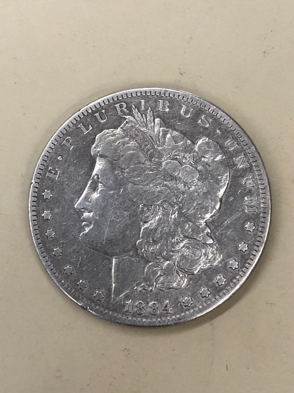1884-S Morgan Silver Dollar ...