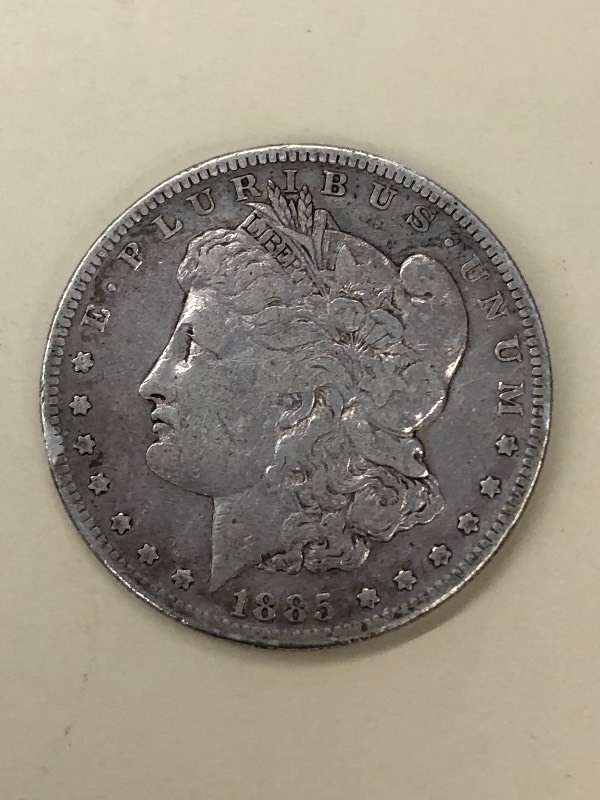 1885-S Morgan Silver Dollar ...