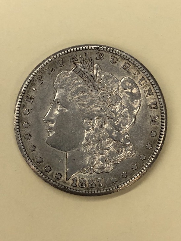 1887-S Morgan Sivler Dollar ...